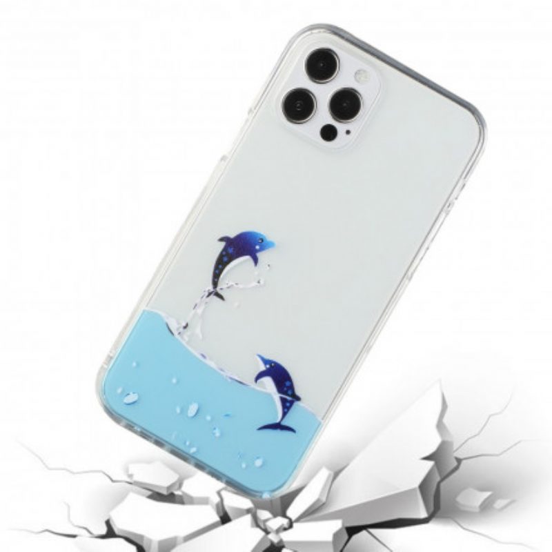 Cover iPhone 12 / 12 Pro Giochi Di Delfini