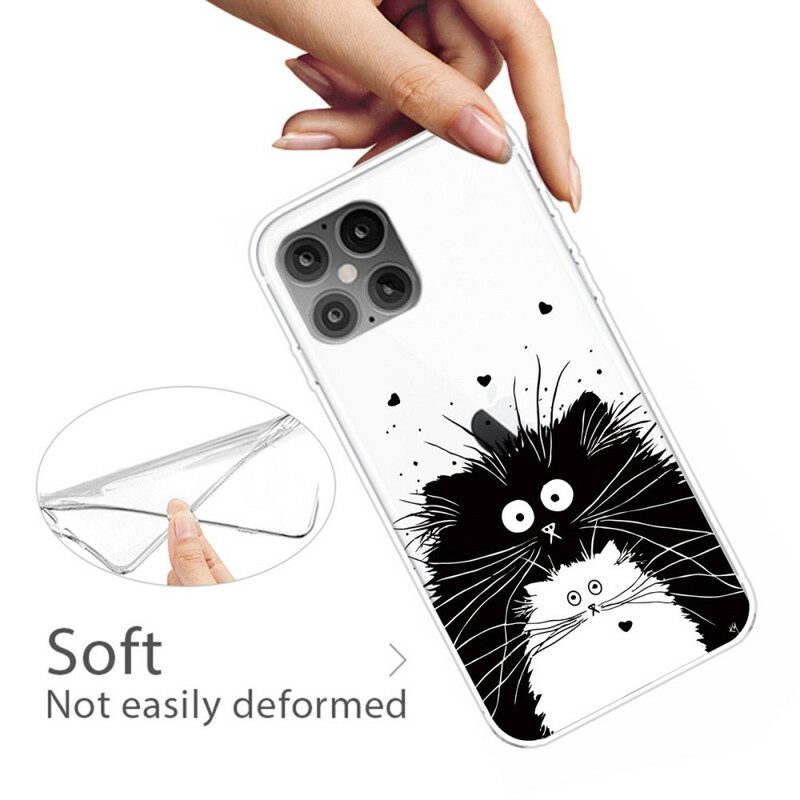 Cover iPhone 12 / 12 Pro Guarda I Gatti