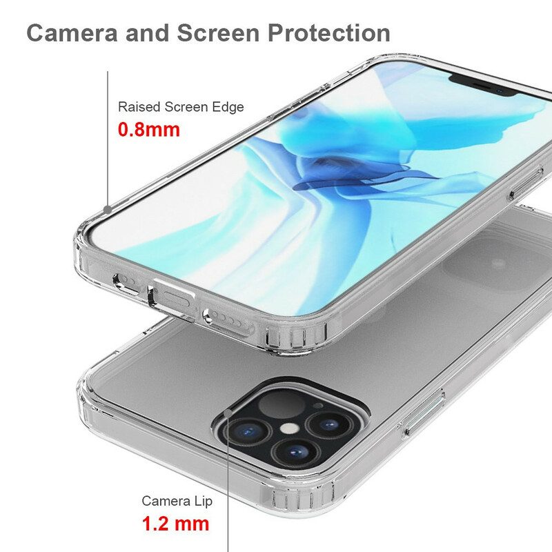 Cover iPhone 12 / 12 Pro Ibrido Senza Soluzione Di Continuità