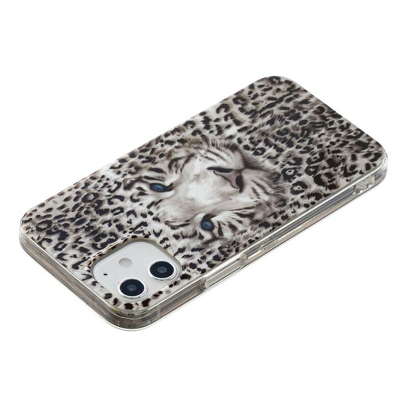 Cover iPhone 12 / 12 Pro Leopardo Fluorescente