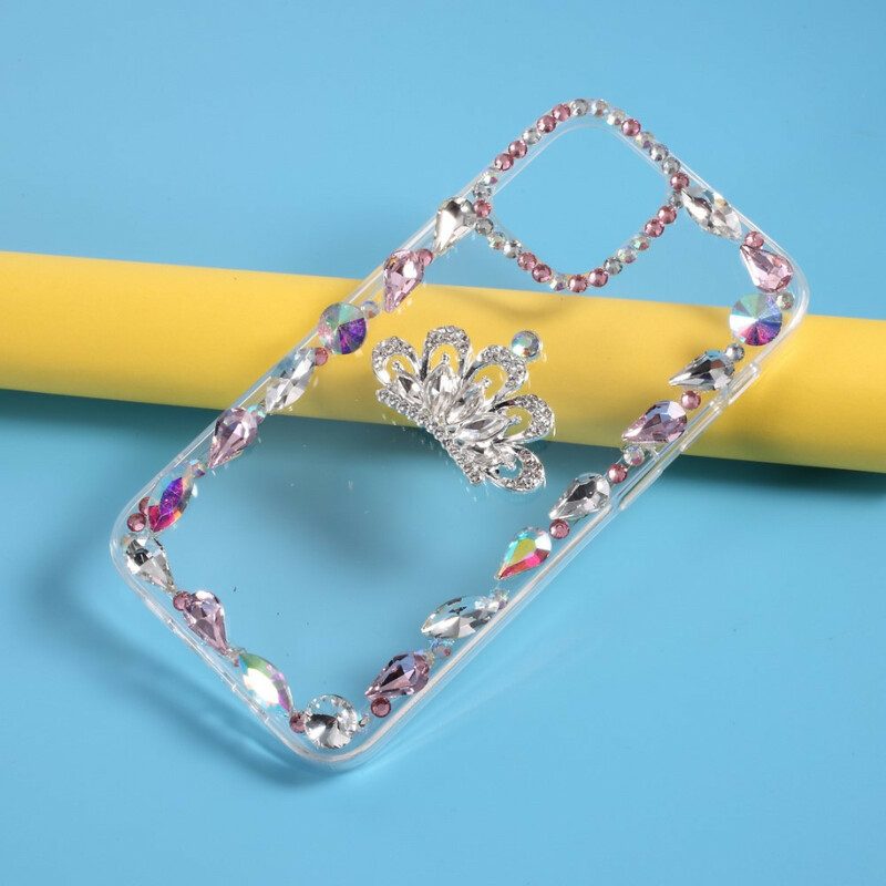 Cover iPhone 12 / 12 Pro Silicone E Strass