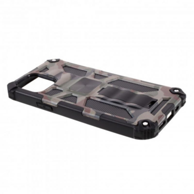 Cover iPhone 12 / 12 Pro Supporto Rimovibile Mimetico
