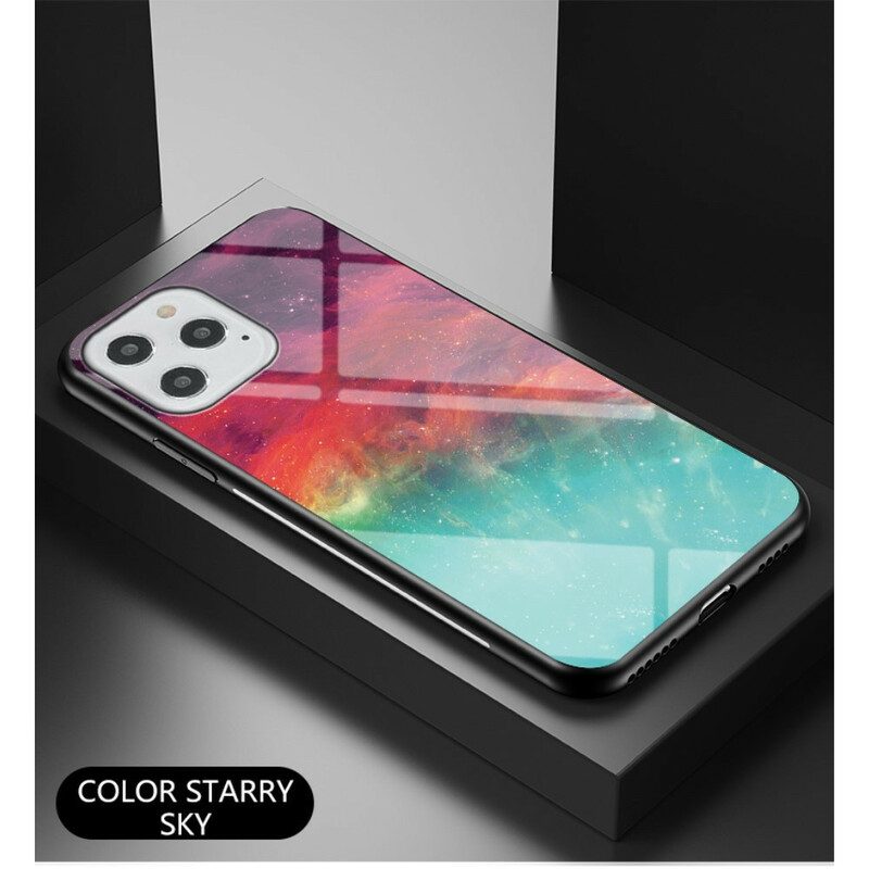 Cover iPhone 12 / 12 Pro Vetro Temperato Cielo Stellato
