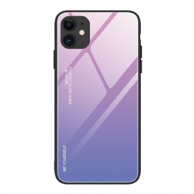Cover iPhone 12 / 12 Pro Vetro Temperato Sii Te Stesso