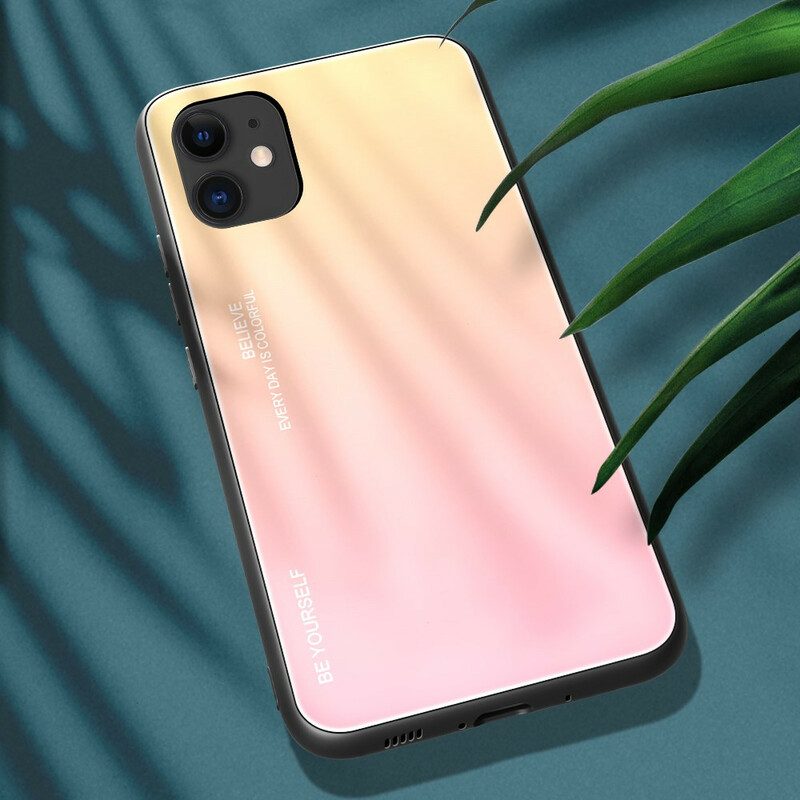 Cover iPhone 12 / 12 Pro Vetro Temperato Sii Te Stesso