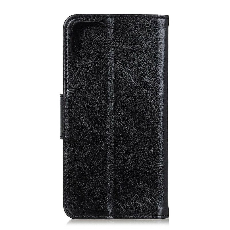 Custodia in pelle iPhone 12 / 12 Pro Crosta Di Nappa