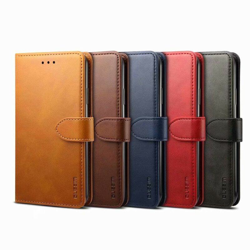 Custodia in pelle iPhone 12 / 12 Pro Stile In Pelle Gussim
