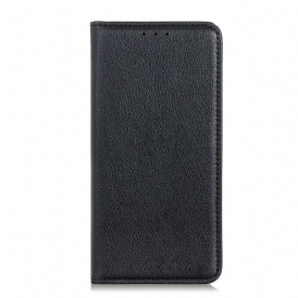 Folio Cover iPhone 12 / 12 Pro Custodia in pelle Affari In Crosta Di Litchi