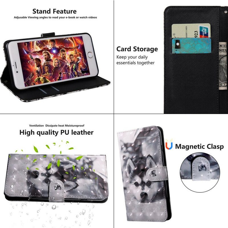 Folio Cover iPhone 12 / 12 Pro Punto Luce Gustave Il Cane