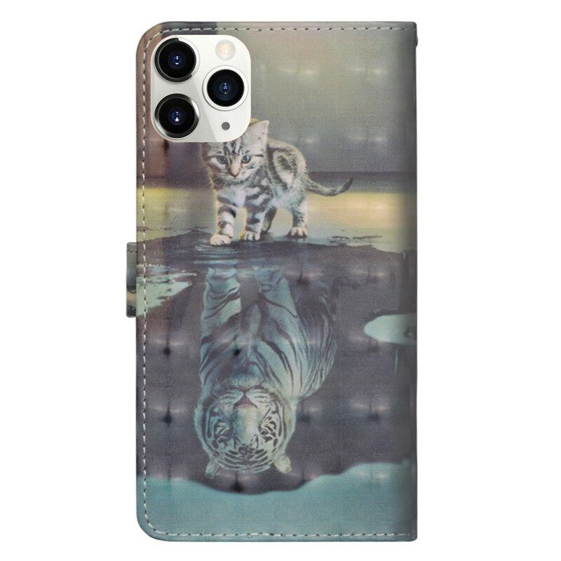 Folio Cover iPhone 12 / 12 Pro Punto Luminoso Ernest La Tigre