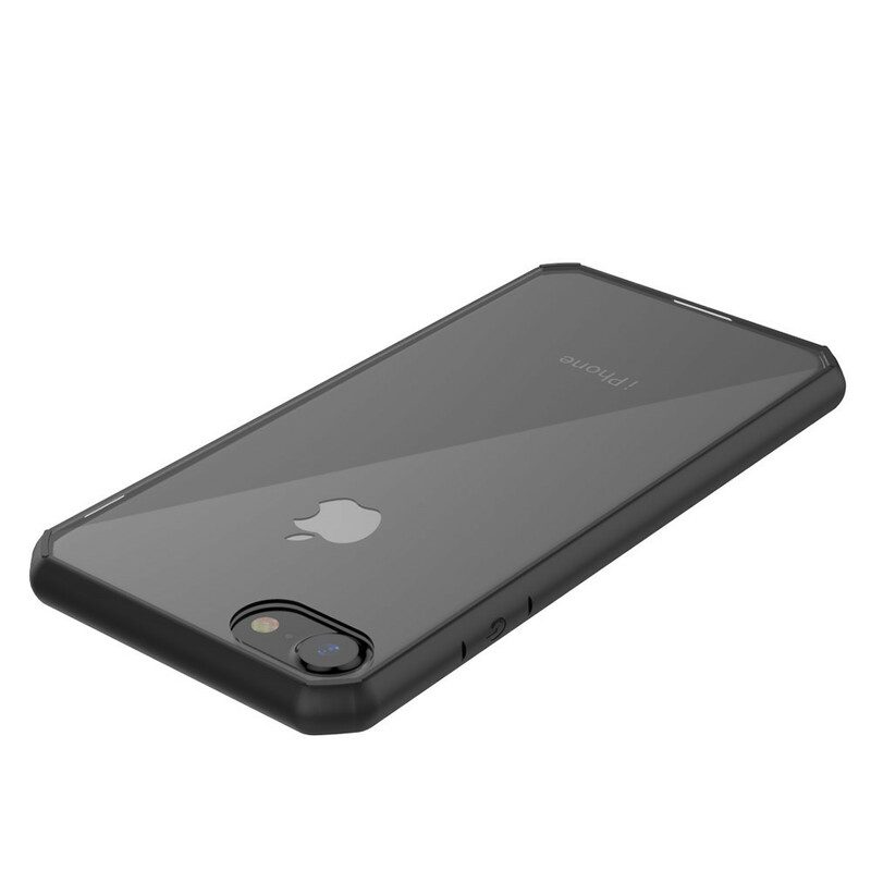 Cover iPhone SE 3 / SE 2 / 8 / 7 Bordi Colorati Trasparenti