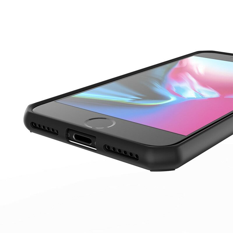 Cover iPhone SE 3 / SE 2 / 8 / 7 Bordi Colorati Trasparenti