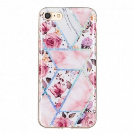 Cover iPhone SE 3 / SE 2 / 8 / 7 Fiori Di Design Glitterati