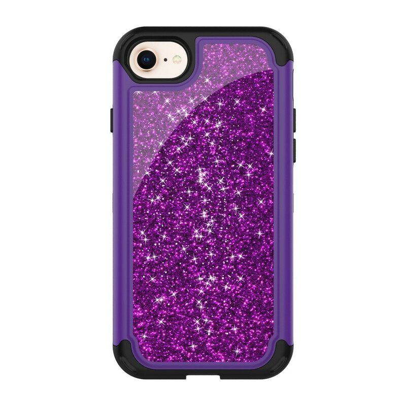 Cover iPhone SE 3 / SE 2 / 8 / 7 Paillettes Mozzafiato Staccabili