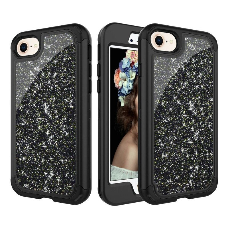Cover iPhone SE 3 / SE 2 / 8 / 7 Paillettes Mozzafiato Staccabili