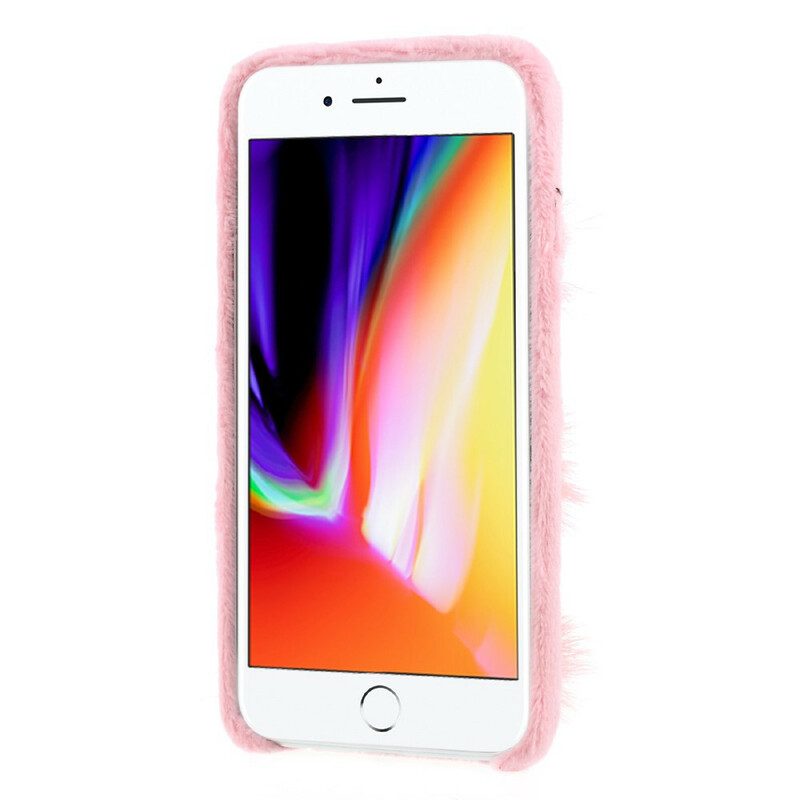 Cover iPhone SE 3 / SE 2 / 8 / 7 Pelliccia D'amore