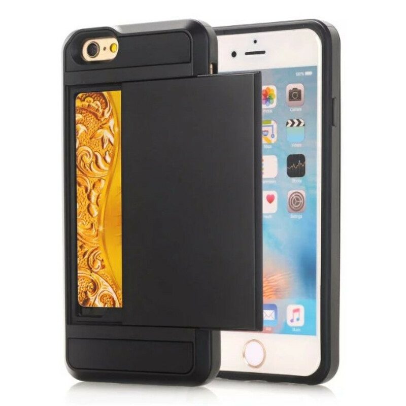 Cover iPhone SE 3 / SE 2 / 8 / 7 Portacarte Con Cerniera