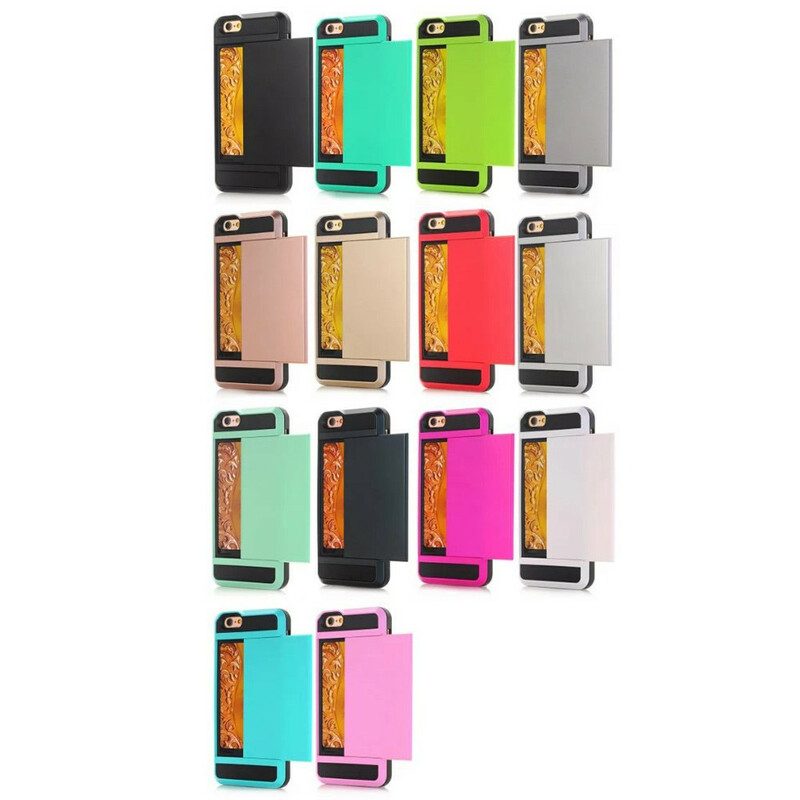 Cover iPhone SE 3 / SE 2 / 8 / 7 Portacarte Con Cerniera