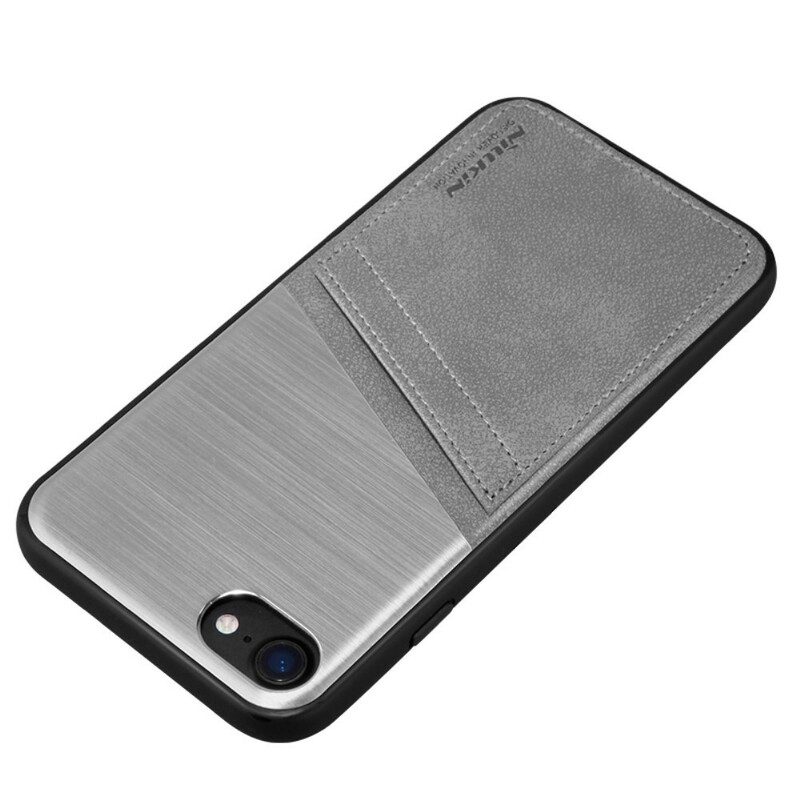 Cover iPhone SE 3 / SE 2 / 8 / 7 Portacarte Di Lusso Nillkin