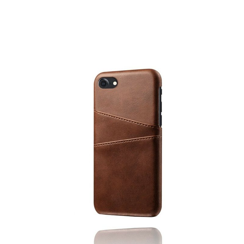 Cover iPhone SE 3 / SE 2 / 8 / 7 Portacarte Doppio Ksq
