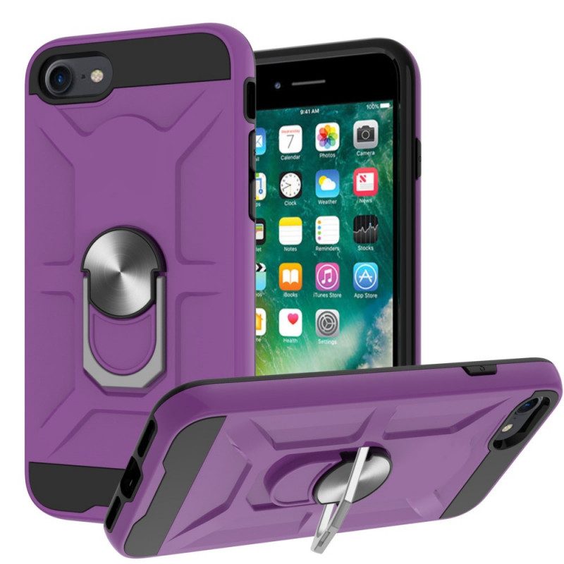 Cover iPhone SE 3 / SE 2 / 8 / 7 Staccabile Con Ring-support