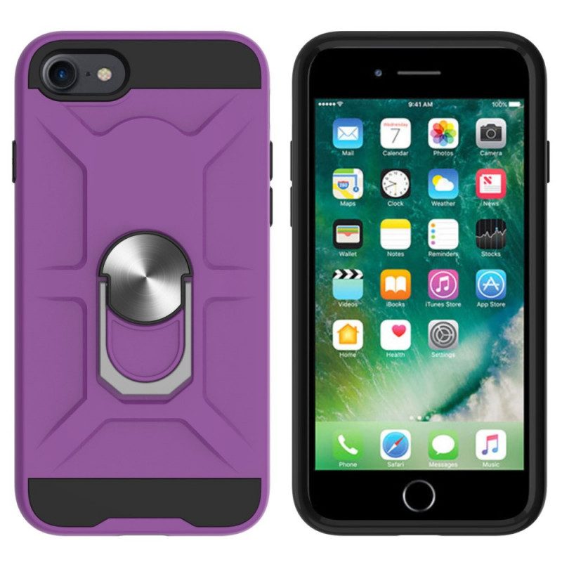 Cover iPhone SE 3 / SE 2 / 8 / 7 Staccabile Con Ring-support