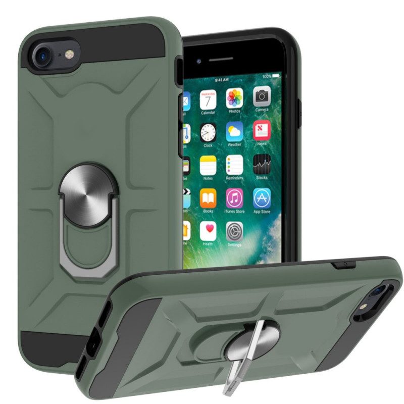 Cover iPhone SE 3 / SE 2 / 8 / 7 Staccabile Con Ring-support
