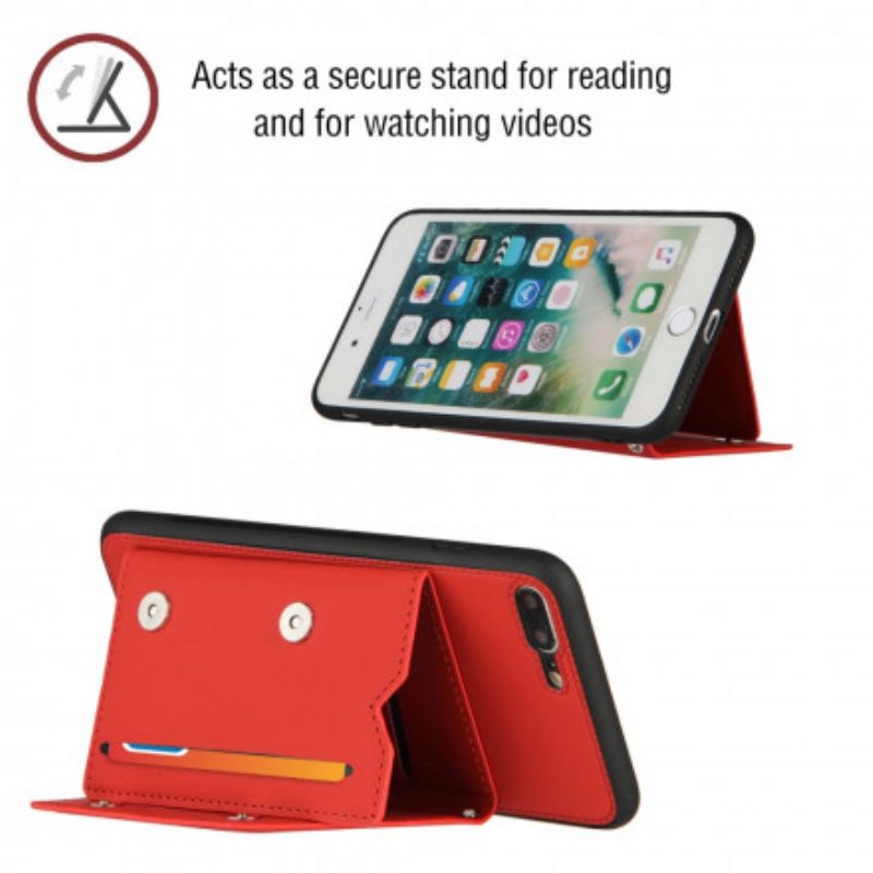Cover iPhone SE 3 / SE 2 / 8 / 7 Supporto Multi-card Vivavoce