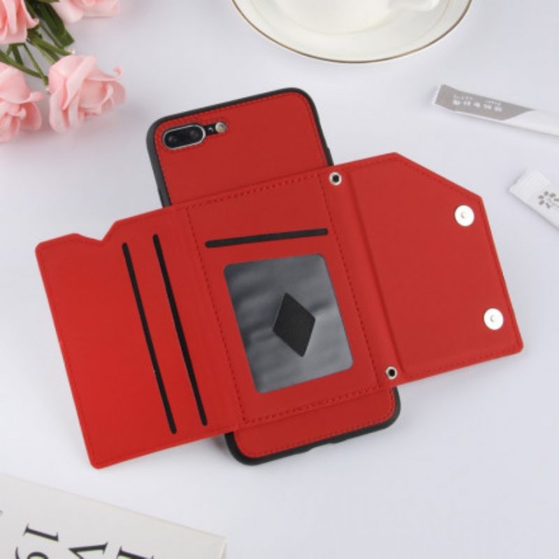 Cover iPhone SE 3 / SE 2 / 8 / 7 Supporto Multi-card Vivavoce