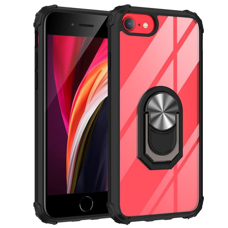 Cover iPhone SE 3 / SE 2 / 8 / 7 Supporto Per Anello Colorato