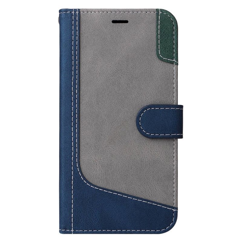 Custodia in pelle iPhone SE 3 / SE 2 / 8 / 7 Motivo Grafico Strappy