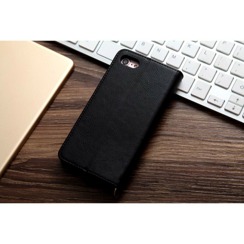 Folio Cover iPhone SE 3 / SE 2 / 8 / 7 Custodia in pelle Cmai2 Multi-card Effetto Pelle