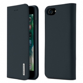 Folio Cover iPhone SE 3 / SE 2 / 8 / 7 Custodia in pelle Desiderio Serie Dux-ducis