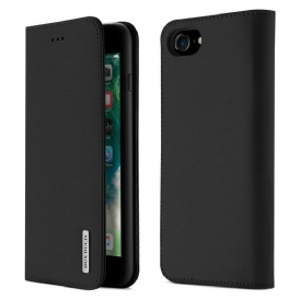 Folio Cover iPhone SE 3 / SE 2 / 8 / 7 Custodia in pelle Desiderio Serie Dux-ducis