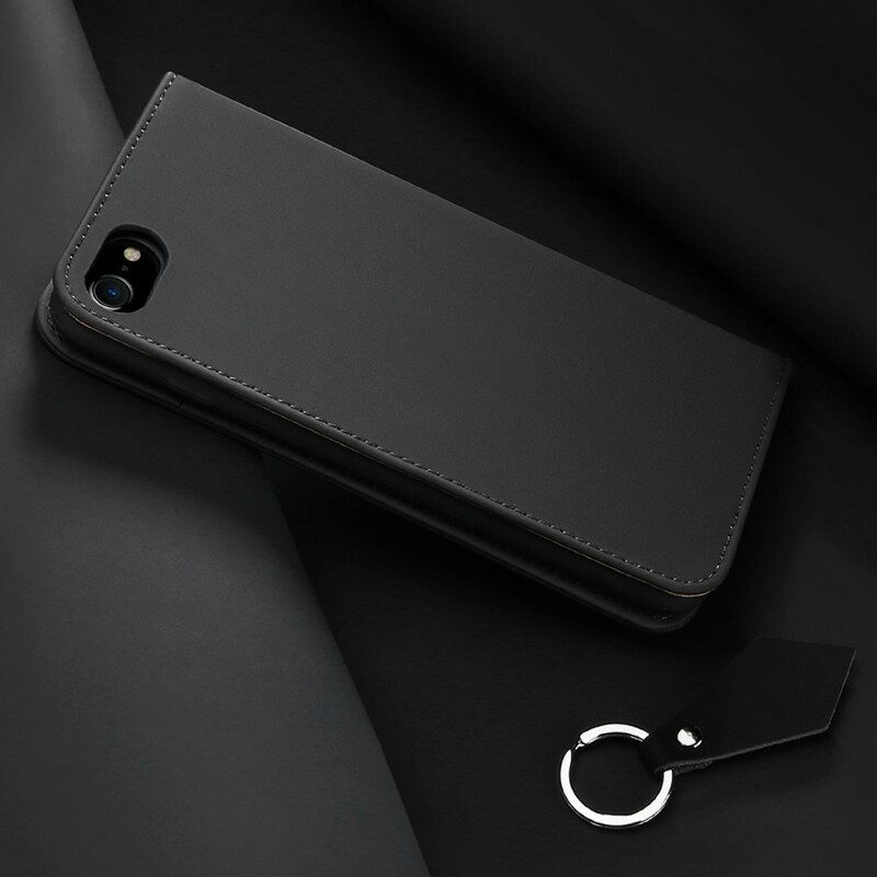 Folio Cover iPhone SE 3 / SE 2 / 8 / 7 Custodia in pelle Desiderio Serie Dux-ducis