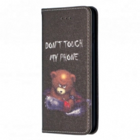 Folio Cover iPhone SE 3 / SE 2 / 8 / 7 Custodia in pelle Orso Pericoloso