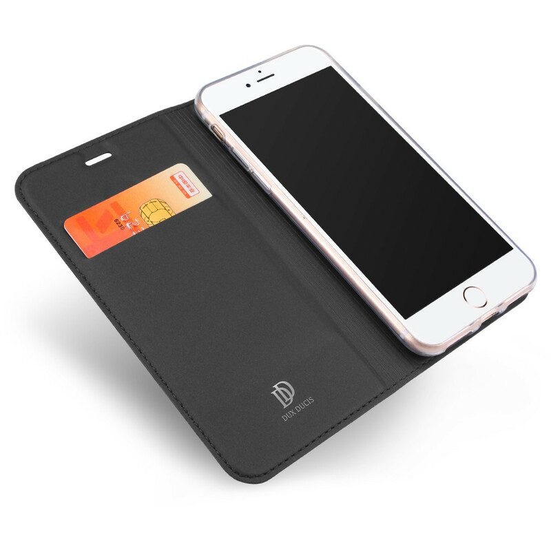 Folio Cover iPhone SE 3 / SE 2 / 8 / 7 Custodia in pelle Serie Skin Pro Dux Ducis