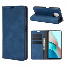 Folio Cover Xiaomi Redmi Note 9 5G Custodia in pelle Tocco Di Pelle