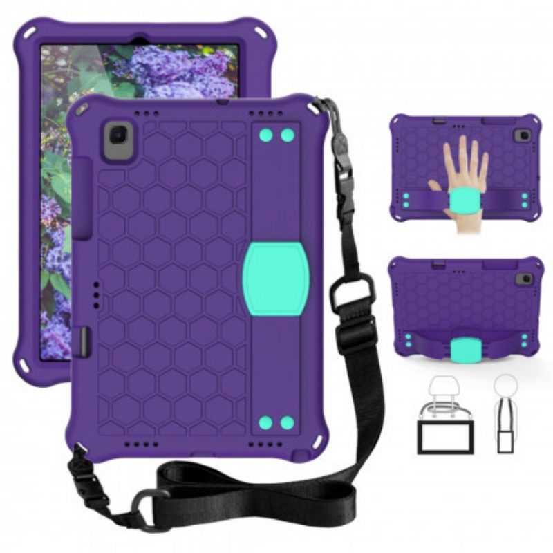 Cover Samsung Galaxy Tab A7 (2020) Supporto Cinghia In Eva E Tracolla