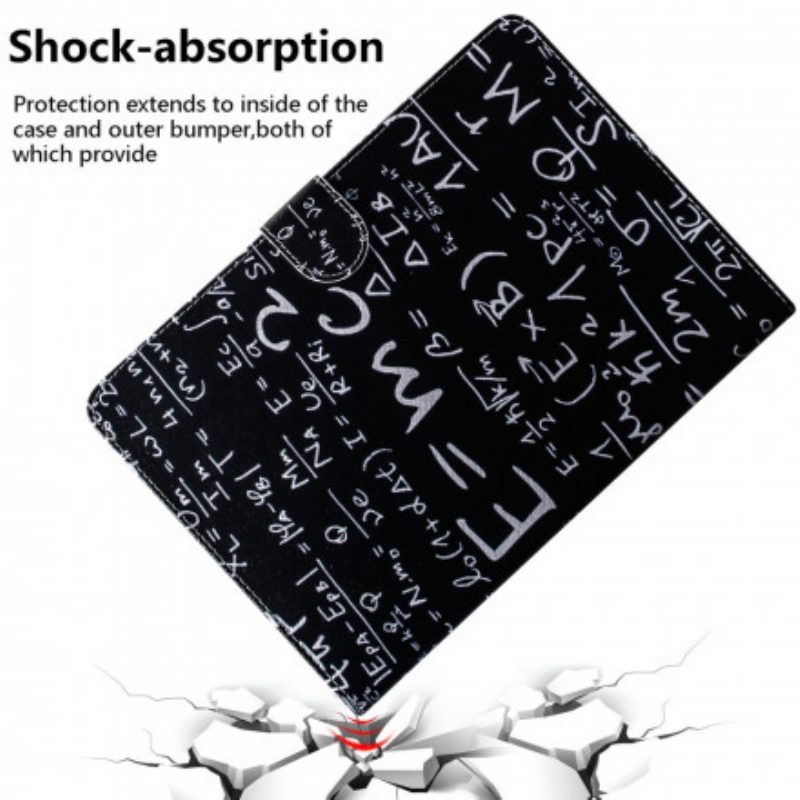 Custodia in pelle Samsung Galaxy Tab A7 (2020) Calcoli Matematici