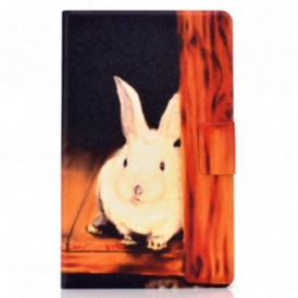 Custodia in pelle Samsung Galaxy Tab A7 (2020) Coniglio