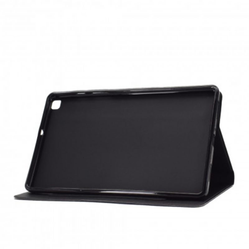 Custodia in pelle Samsung Galaxy Tab A7 (2020) Coniglio