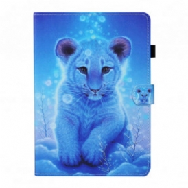 Custodia in pelle Samsung Galaxy Tab A7 (2020) Cucciolo Di Tigre