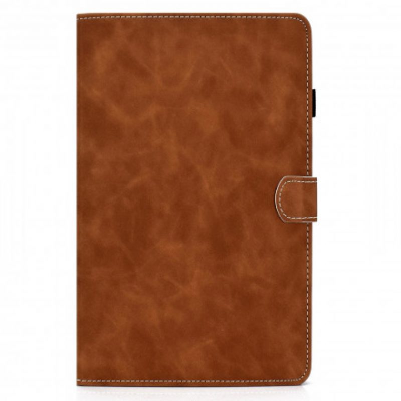 Custodia in pelle Samsung Galaxy Tab A7 (2020) Effetto Pelle Dal Design Vintage