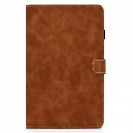 Custodia in pelle Samsung Galaxy Tab A7 (2020) Effetto Pelle Dal Design Vintage