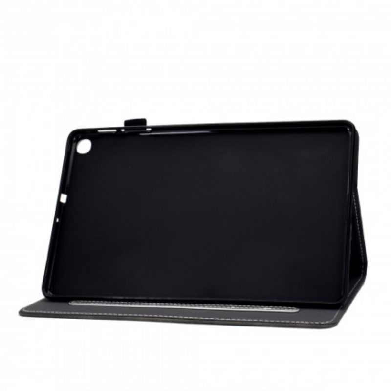 Custodia in pelle Samsung Galaxy Tab A7 (2020) Effetto Pelle Dal Design Vintage