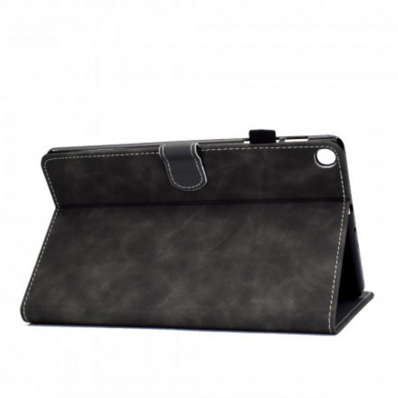 Custodia in pelle Samsung Galaxy Tab A7 (2020) Effetto Pelle Dal Design Vintage