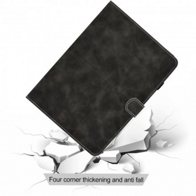 Custodia in pelle Samsung Galaxy Tab A7 (2020) Effetto Pelle Dal Design Vintage