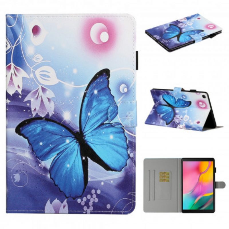 Custodia in pelle Samsung Galaxy Tab A7 (2020) Falena Lunare