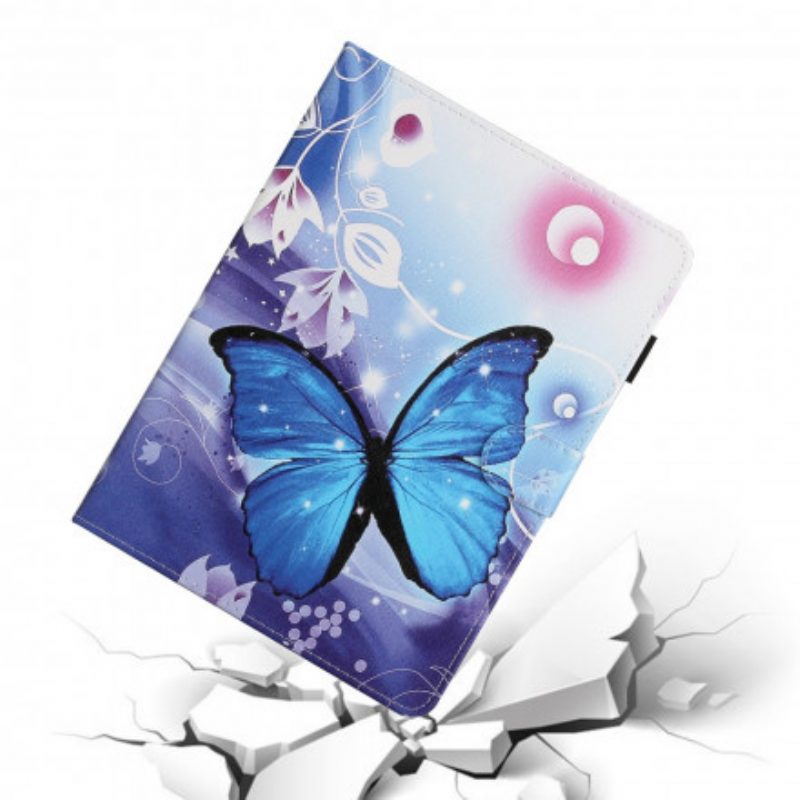Custodia in pelle Samsung Galaxy Tab A7 (2020) Falena Lunare